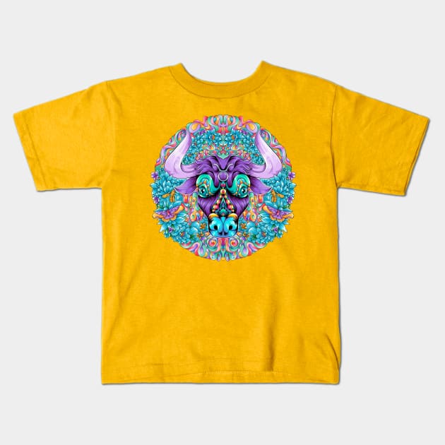 Taurus Kids T-Shirt by Harsimran_sain